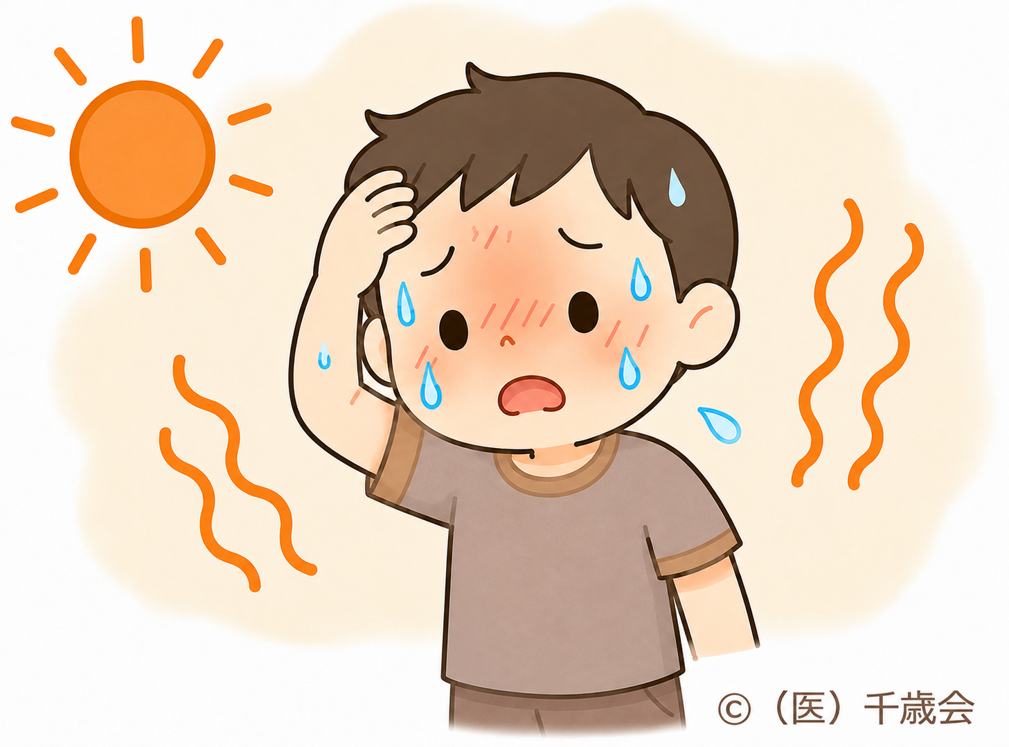 熱中症になりやすい原因１体温が上がりやすい